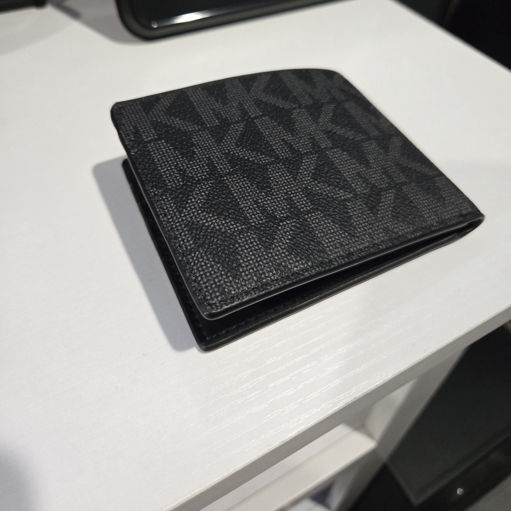 Michael Kors Monogram Black Card Holder